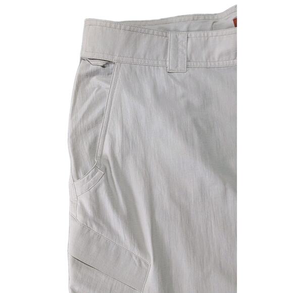 Simms Fishing Pants XL Beige Quick Dry Nylon Spandex Outdoor Hiking Travel - Picture 3 of 16